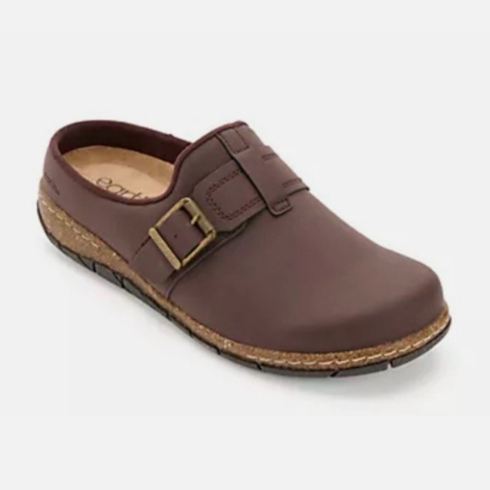 Earth Women’s Elisa Slip On Clogs - Dark Brown, 9